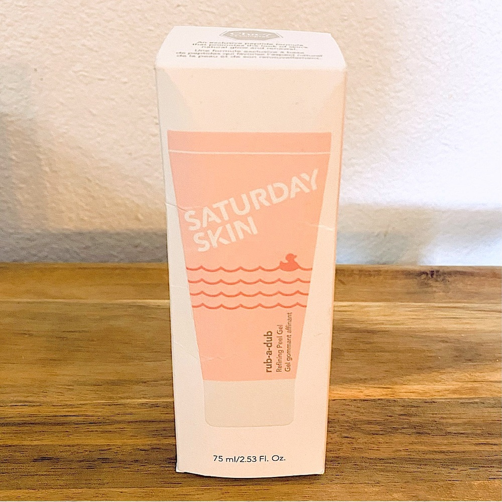 Saturday Skin New Rub A Dub Refining Peel Gel Facial Exfoliator - Picture 8 of 13